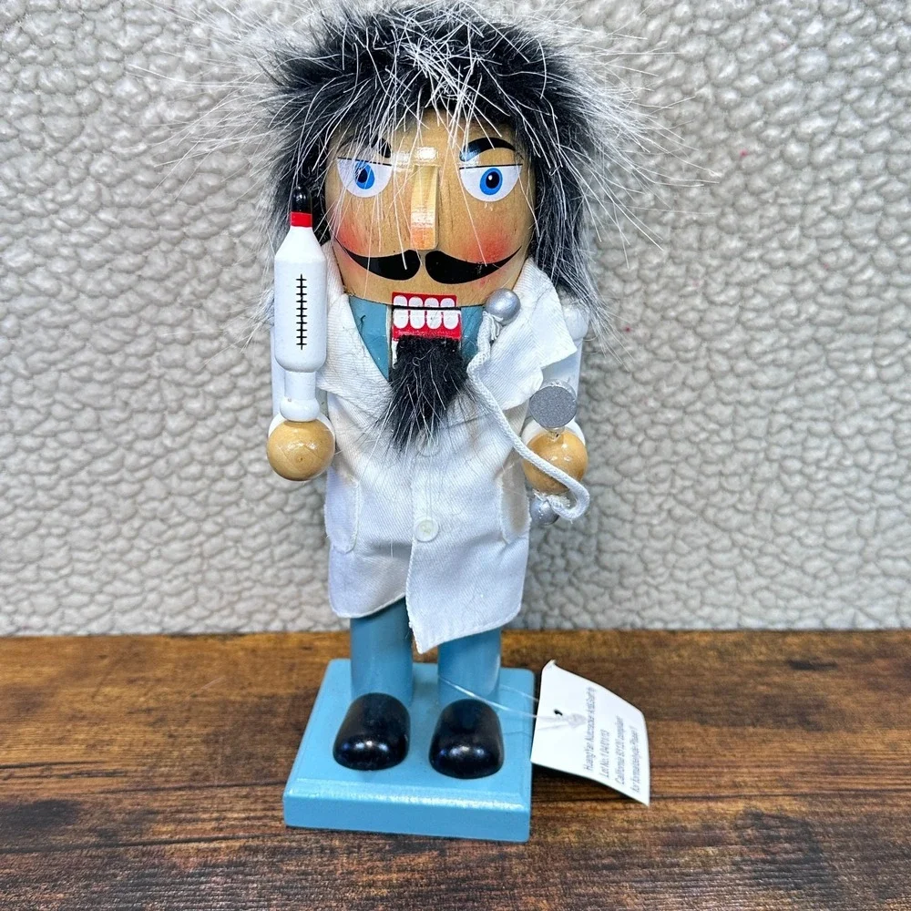 Medical‎ Doctor Stethoscope Wooden Christmas Nutcracker 9